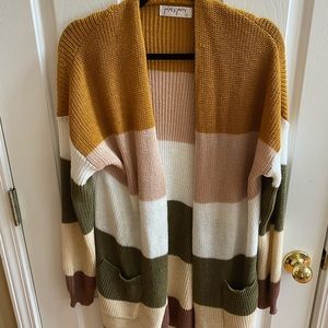 Jules and James lightweight open front cardigan.